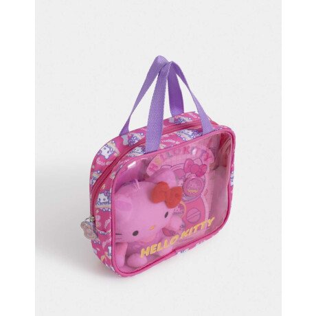 Set De Librería En Cartera ''hello Kitty'' Fucsia Claro