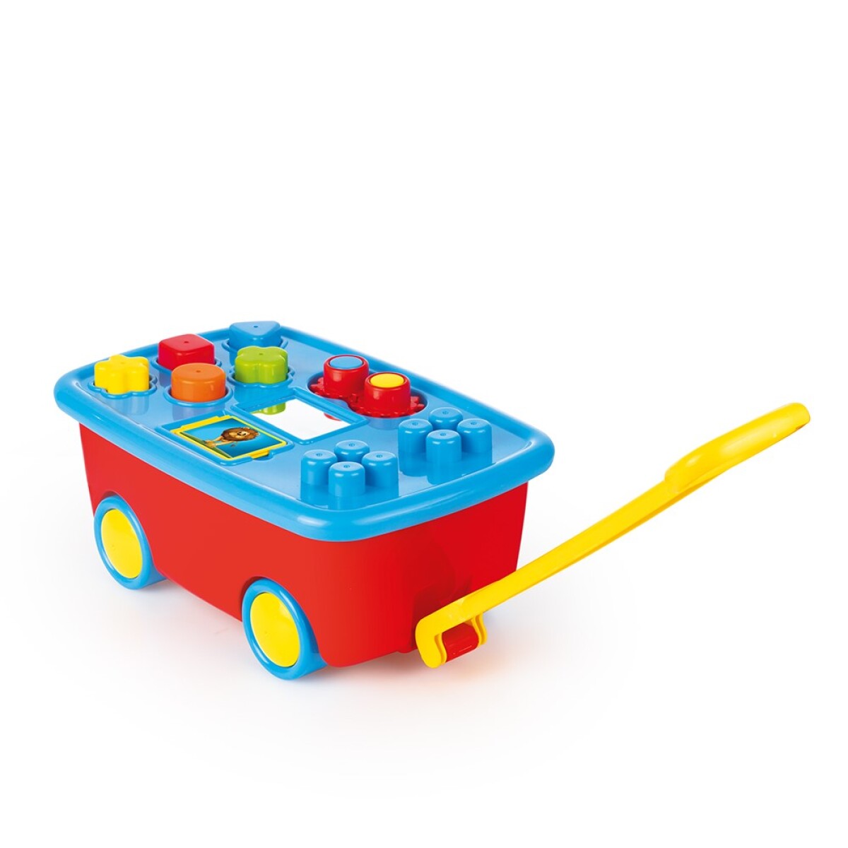 Set Carro Educativo Dolu con Bloques Gigantes de Encastre 