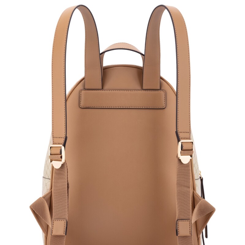 Tahera Medium Backpack New Khaki Logo/dark Camel