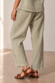 PANTALON LINO NET BEIGE