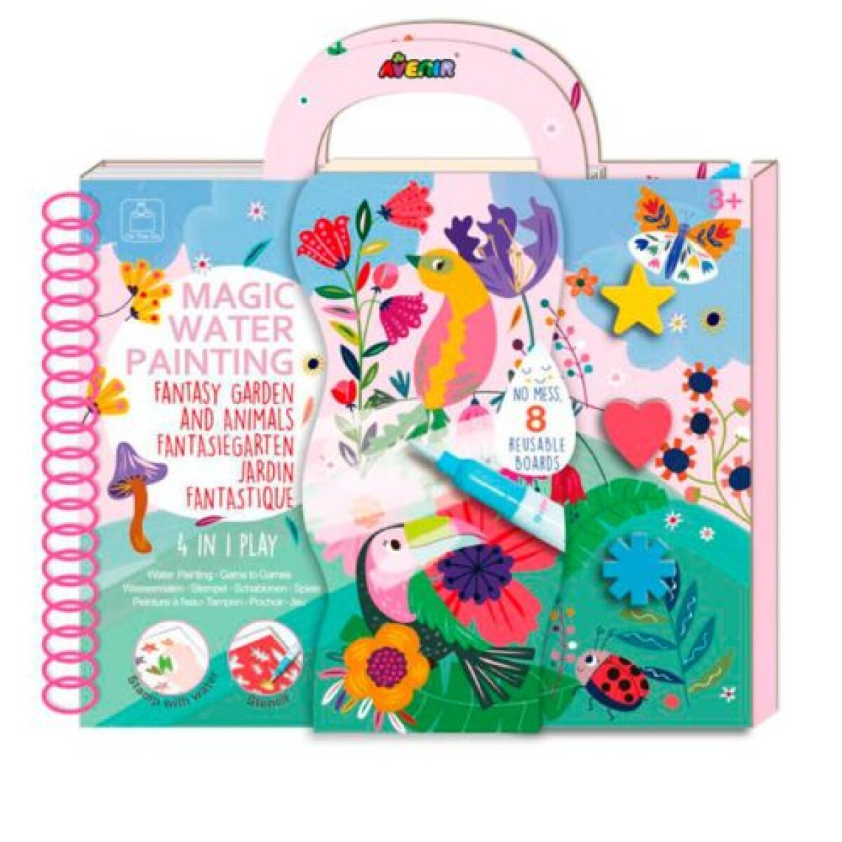 LIBRO MAGICO JARDIN FLORAL-PINTURA AL AGUA - Libro Magico Jardin Floral-pintura Al Agua 