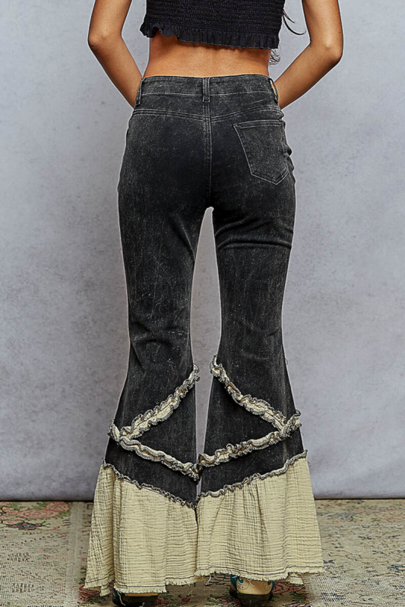 DENIM OXFORD Negro