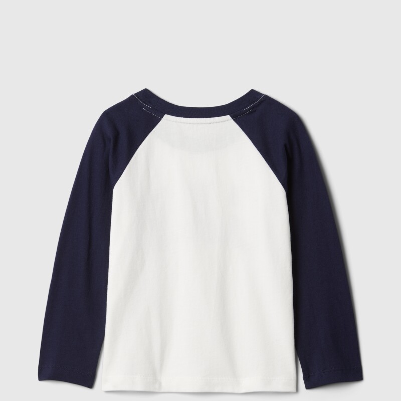 V-FRCH LS LOGO RAGLAN NAVY UNIFORM