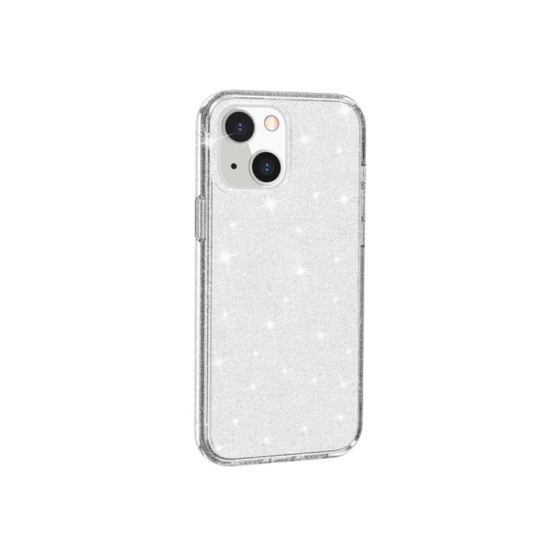 Protector rígido iPhone 13/14 transparente con brillos Protector Rígido Iphone 13/14 Transparente Con Brillos