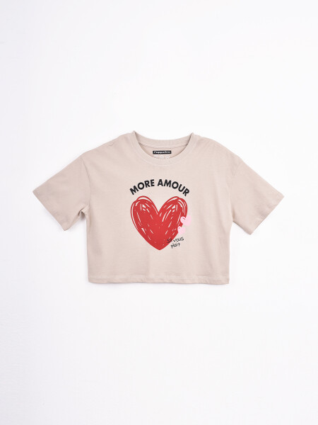 REMERA KARIEL BEIGE CLARO