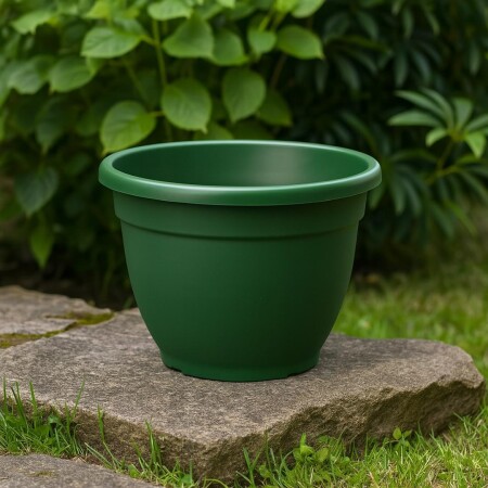 MACETA REDONDA EDEN 45 LITROS 45X32,5CM Verde