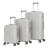 Set x3 Valijas Zenit Florencia Plateado
