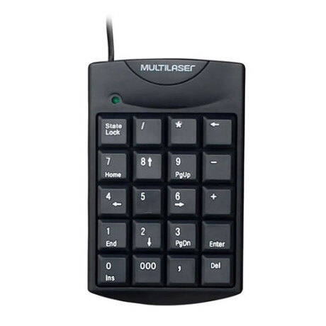 Teclado Numerico Multilaser TC229 Con Cable USB Teclado Numerico Multilaser TC229 Con Cable USB