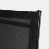 SILLA PLEGABLE NEGRA P/JARDIN Unica