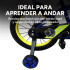Bicicleta Infantil Yjtong R16 Canasto Parrilla Guardabarros Azul 1