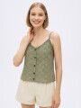 Musculosa Cerdenia Verde Grisaceo