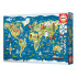 Rompecabeza Puzzle Educa Didactico Mapamundi 200 Piezas Rompecabeza Puzzle Educa Didactico Mapamundi 200 Piezas