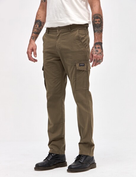 Pantalón cargo Roque I26 Oliva