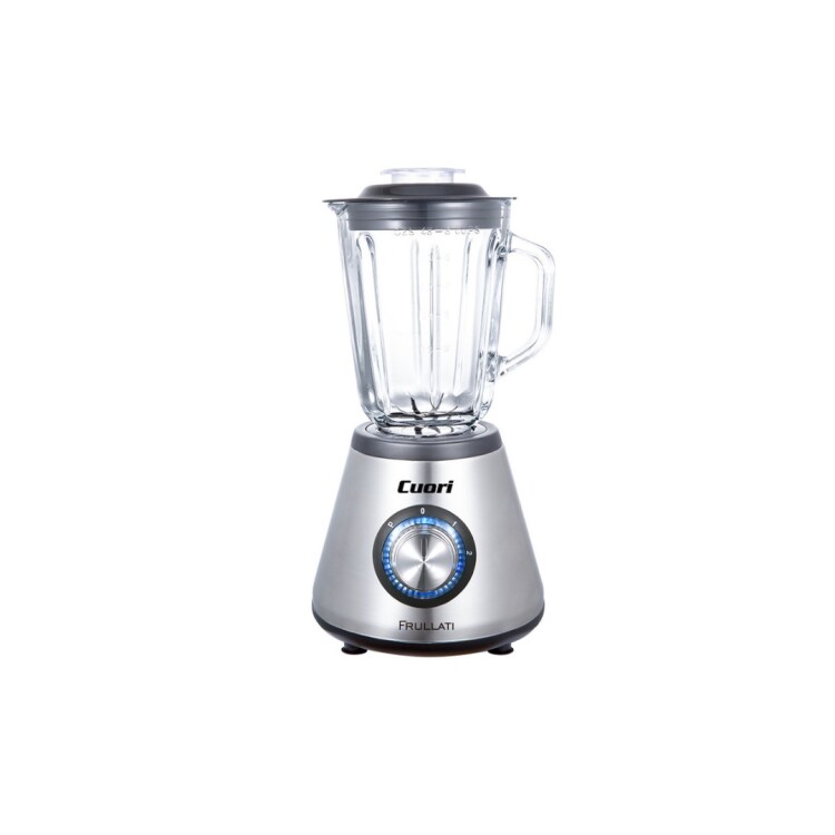 Licuadora 2 En 1 Vaso Vidrio Cuori Frullati CUO-3186 GRIS