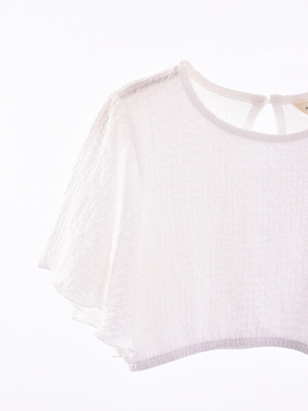 BLUSA VIOLETA GRL BLANCO