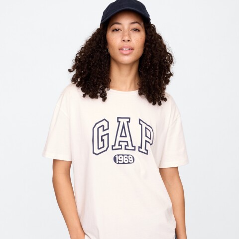 FRCH LOGO EASY BOYFRIEND TEE NEW OFF WHITE