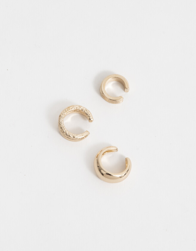 Bijou Cuff De metal Set De Earcuff De Metal Dorado - Dorado