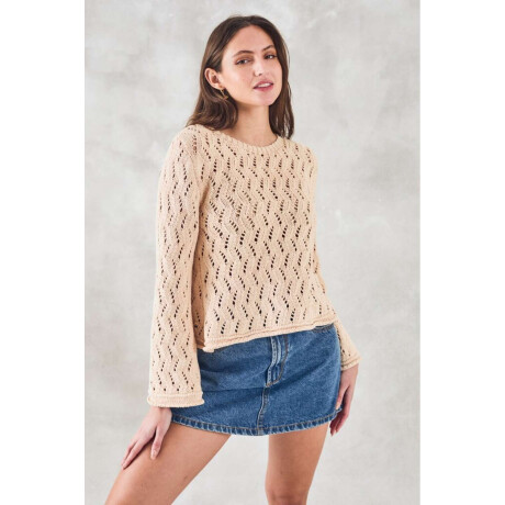 Sweater Textura Crudo