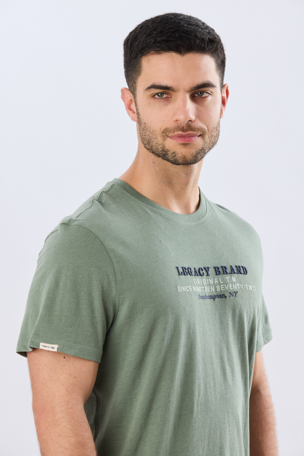 REMERA ESTAMPADA DE ALGODÓN Verde
