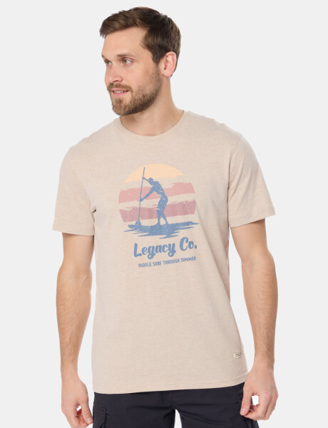 REMERA ESTAMPADA Beige