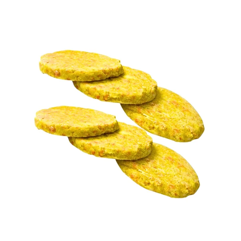 Hamburguesa de Calabaza y Queso Gecé - 6 ud. - 450 g Hamburguesa de Calabaza y Queso Gecé - 6 ud. - 450 g