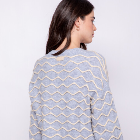 SWEATER MALVINA Celeste Cielo