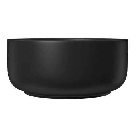 Bacha de apoyo redonda 30 cm negro mate Deca Bacha De Apoyo Redonda 30 Cm Negro Mate Deca