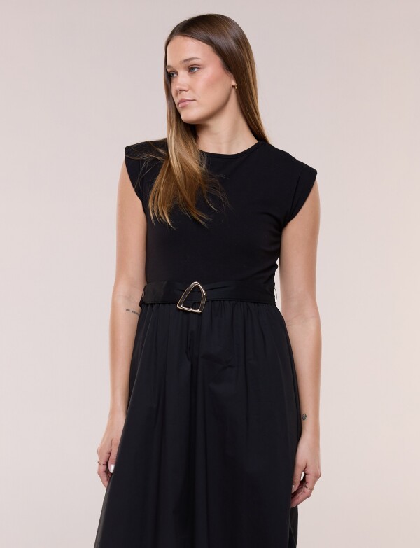 Vestido Hebilla NEGRO