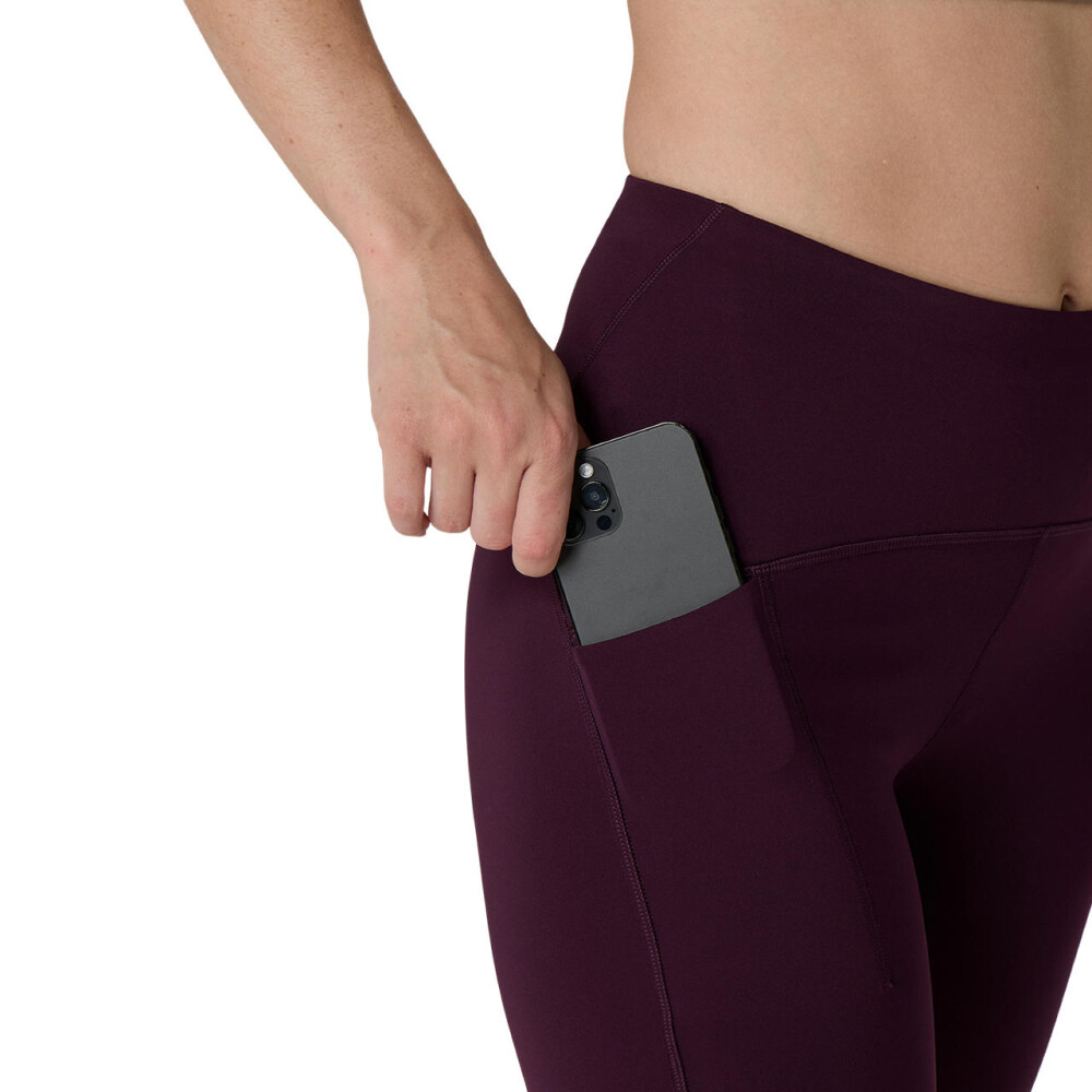 Bikers Running Road High Waist 8In Sprinter Mujer Dark Aubergine