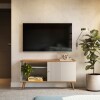 Rack Rubi TV 50" Nature/Off White Rack Rubi TV 50" Nature/Off White