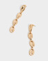 Aros Colgantes Largos Chunky Edition Aros Colgantes Largos Chunky New Basics - Dorado