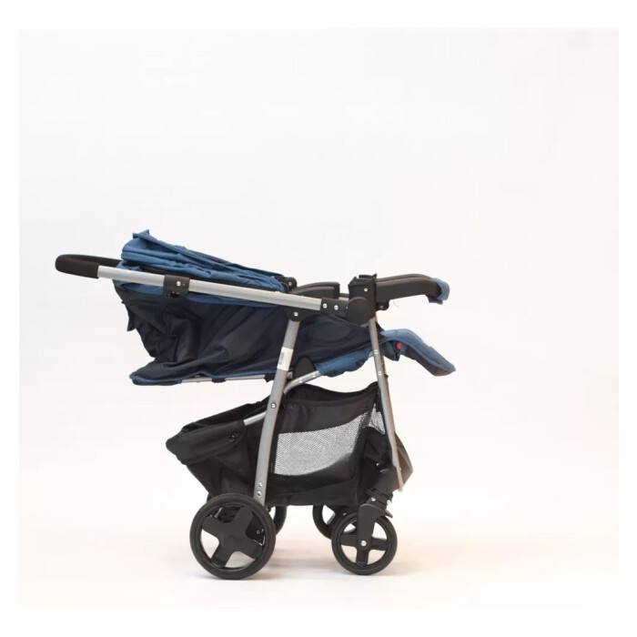Cochecito de Paseo con Manillar Rebatible AERIS Azul