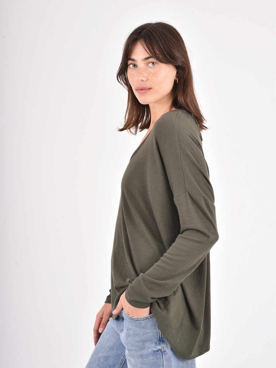 REMERA VALERIA - OLIVA 