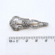 Pincho Antiguo Art Deco En Oro 18K, Brillantes Y Diamantes Pincho Antiguo Art Deco En Oro 18K, Brillantes Y Diamantes