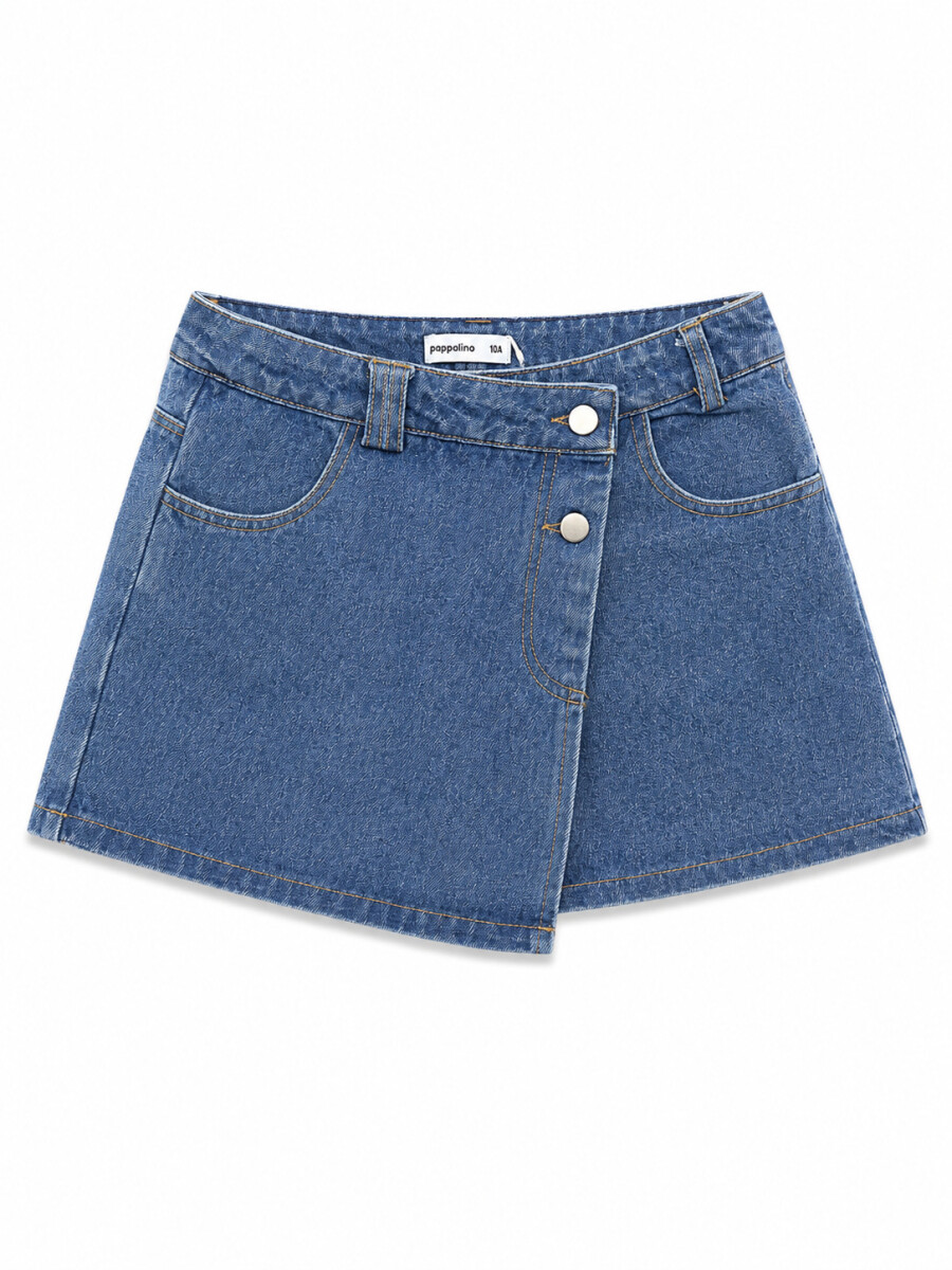 SHORT POLLERA CASY - AZUL 