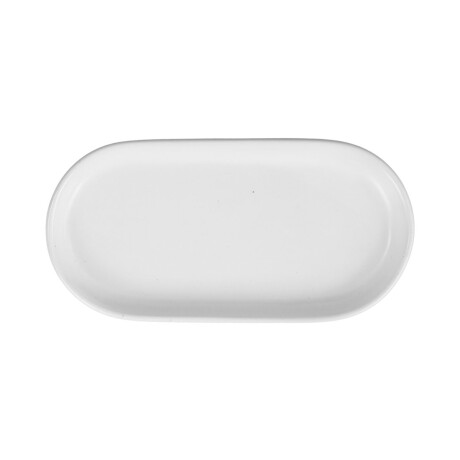 Plato oval de ceramica con base de madera Plato oval de ceramica con base de madera