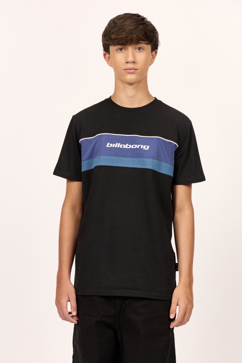 REMERA GRID TEE BOYS J-negro