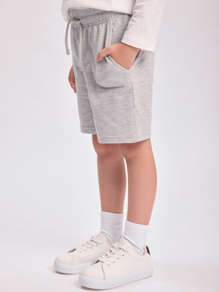 Short deportivo Gris Melange