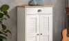 Zapatera 2 Puertas 1 Cajón - Línea Valenciana - Blanco Zapatera 2 Puertas 1 Cajón - Línea Valenciana - Blanco