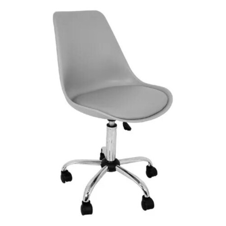 Silla Escritorio Eames Con Almohadon Gris Silla Escritorio Eames Con Almohadon Gris