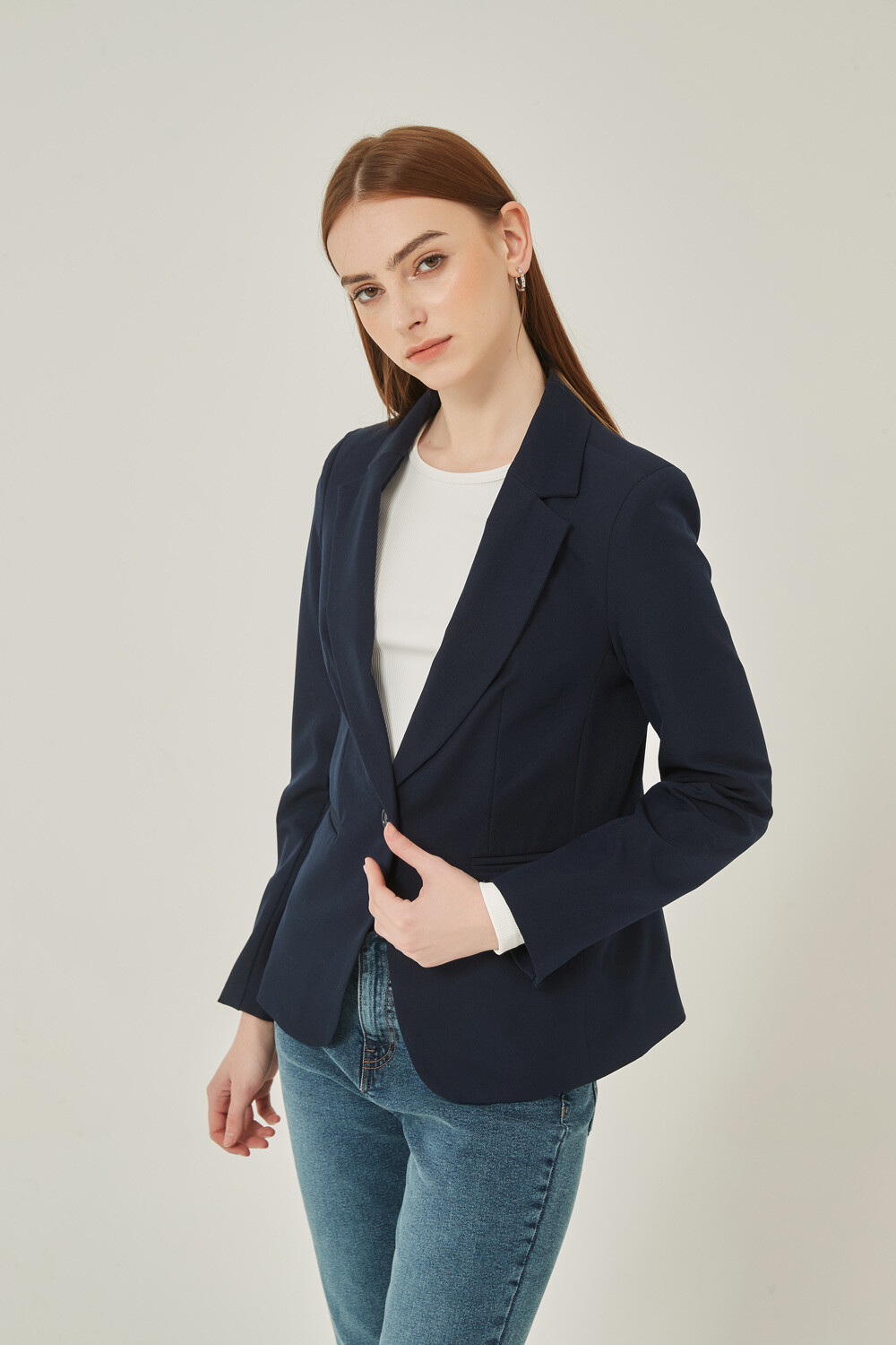 Blazer Theron Azul Marino