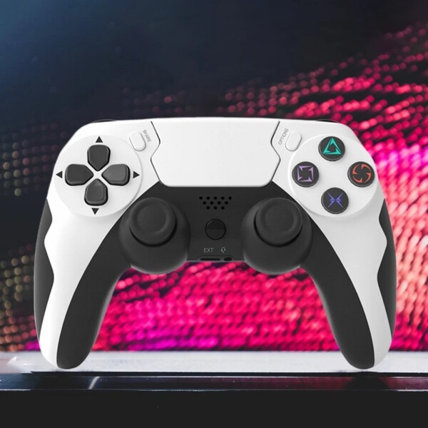 Joystick Mando Control Inalambrico Ps4 Pc Dualsense Blanco Variante Color Blanco
