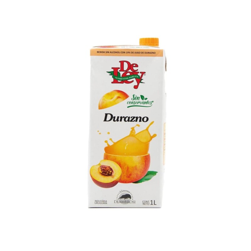 JUGO DE LEY DURAZNO 1LT Jugo De Ley Durazno 1lt
