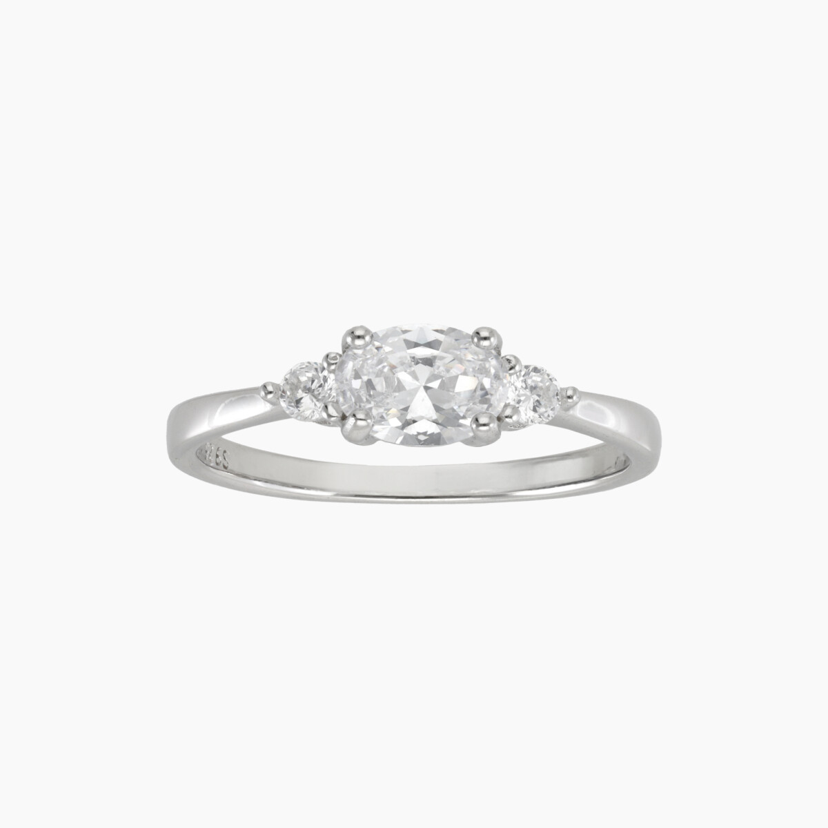 Anillo En Plata 925 Con Circonias 