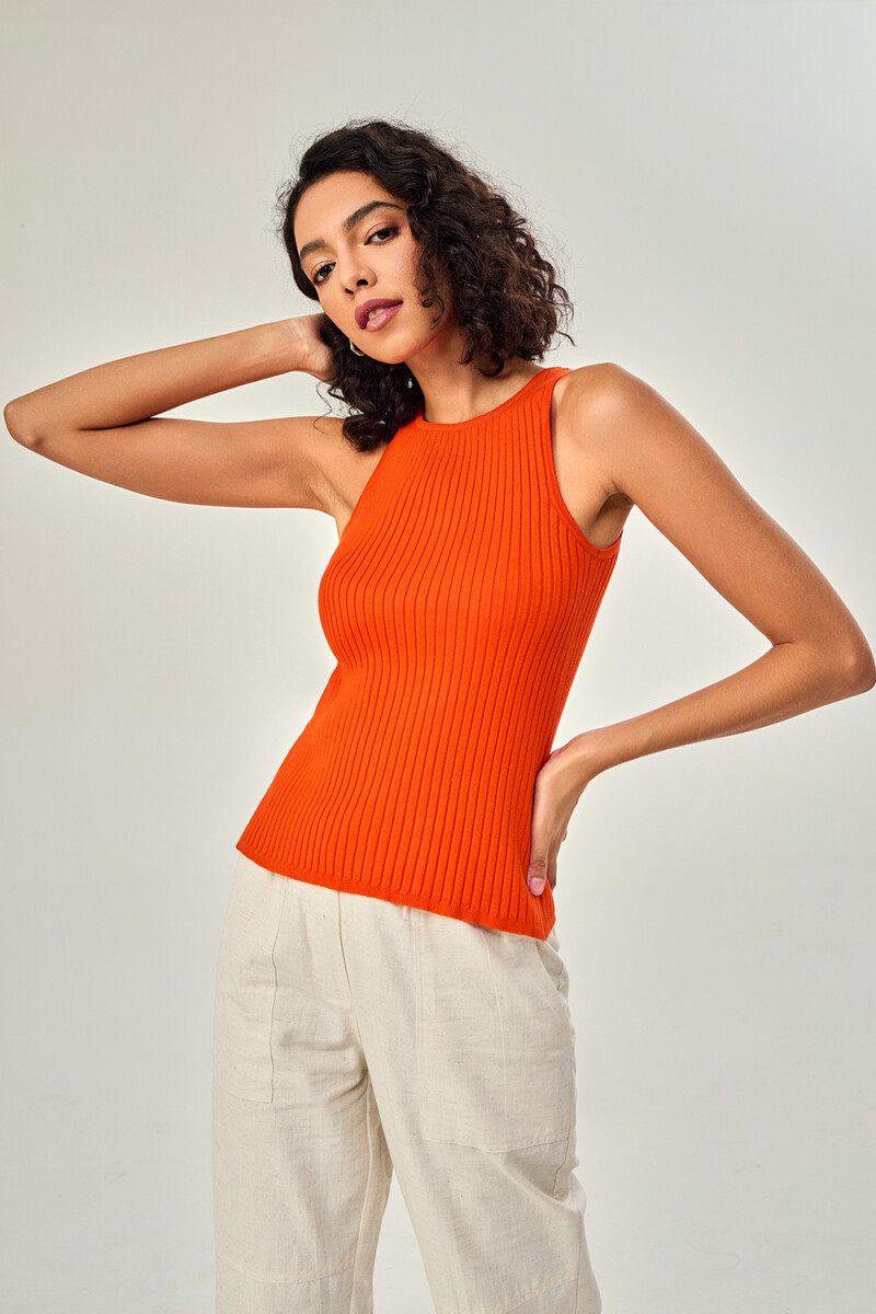 Musculosa Barack - Rojo Anaranjado 