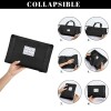 Bolso de viaje impermeable plegable y expandible negro