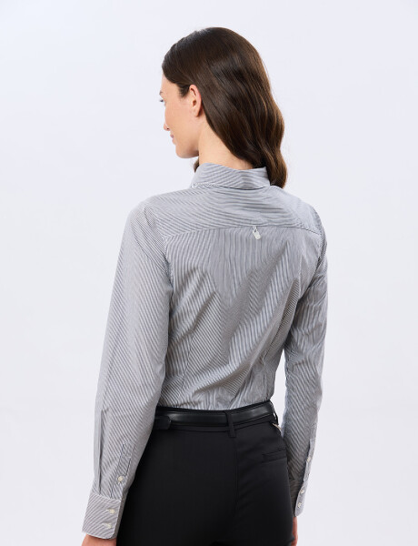 CAMISA RAYADA Negro