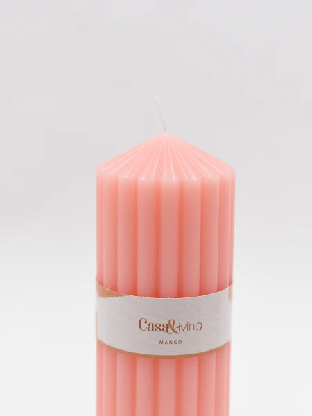 VELA LISTRAS ROSADO