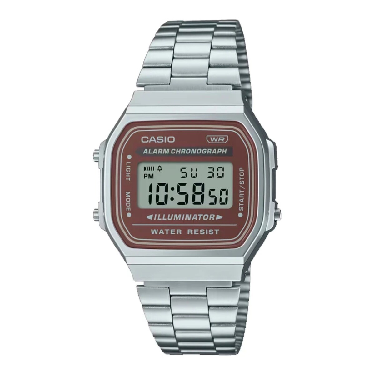 Reloj CASIO RETRO A168WA-5AYDF Acero Plateado Esfera 33mm 