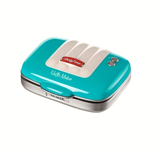 Wafflera Ariete Party Time 1973 Celeste – Estilo Retro y Cocción Perfecta Wafflera Ariete Party Time 1973 Celeste – Estilo Retro y Cocción Perfecta